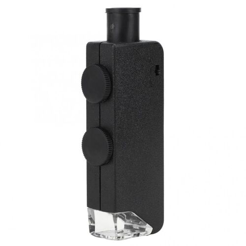 60-100X Adjustable Portable Pocket LED Microscope Mini Magni