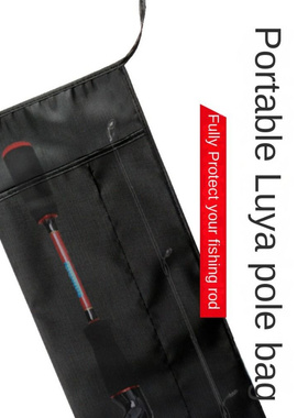 Waterproof Fishing Rod Bag Easy to Carry Oxford Cloth