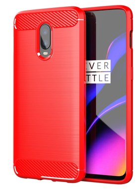 Silicone Case For Oneplus 6T 6 ShockProof Fitted Carbon Fibe