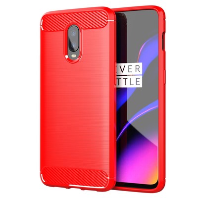 Silicone Case For Oneplus 6T 6 ShockProof Fitted Carbon Fibe