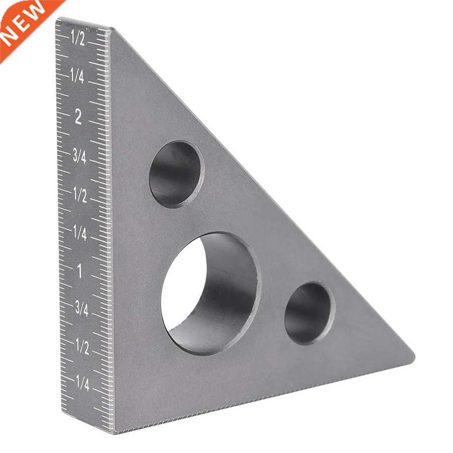 Right Angle Ruler Triangle Ruler Aluminum Alloy 45/90 Degree - 封面