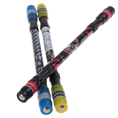 1pcs Ball Point Penspinning Non Slip Coated Spinning Pen Lea