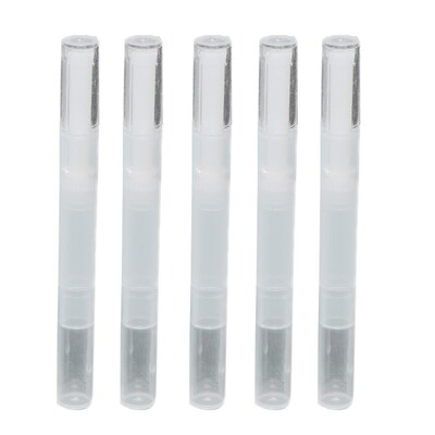 5pcs Travel Portable Tube Cuticle Oil Container Nail Nutriti