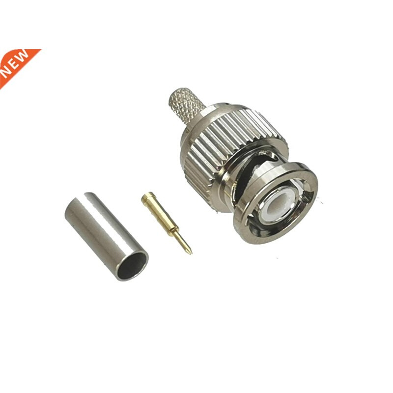 Connector Mini BNC miniBNC Male plug Crimp For RG316 RG174 L