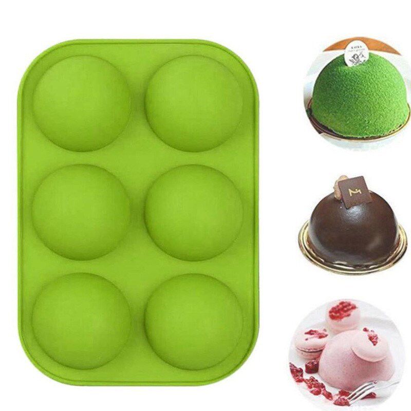 3D Silicone Molds Round Ball Shaped Baking Moulds 适用于 Cho