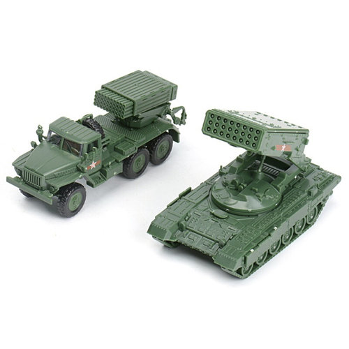 4D Assembling 1/72 Ural Hail Rocket Launcher TOS1 Spitfire