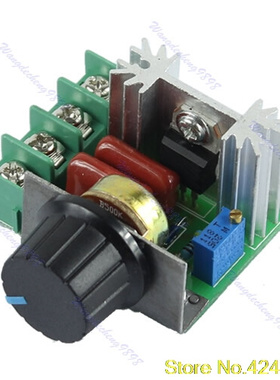 AC 220V 2000W SCR Voltage Regulator Dimming Speed Controller