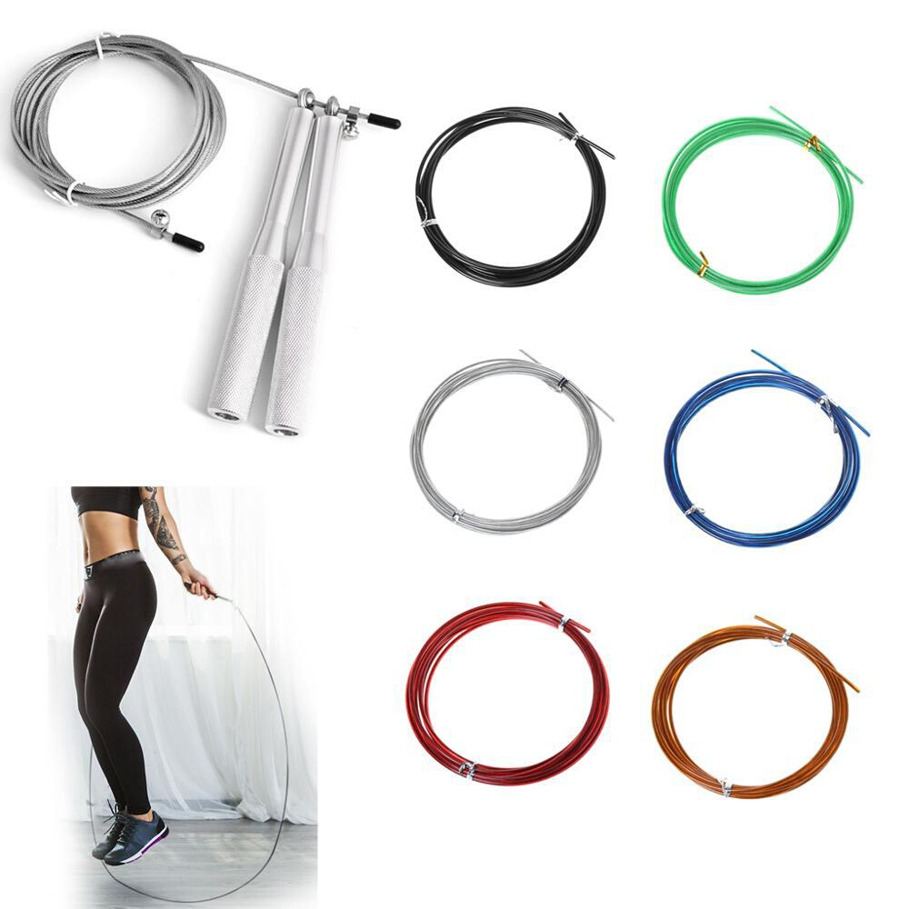 3m Replaceable Steel Wire Cable Speed Jump Ropes Skipping