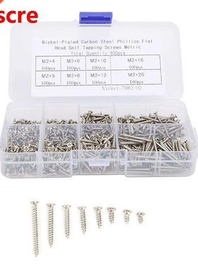Carbon Steel Nickel Plated Self Drilling Screws countersunk