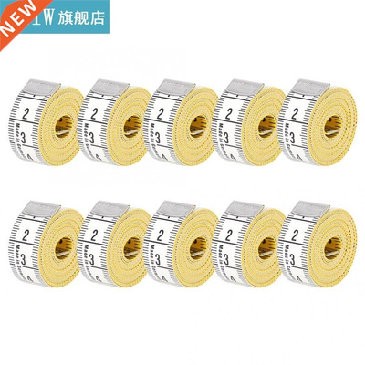 10 Pcs Tape Measure PU Material Soft Measuring Ruler 150cm/6