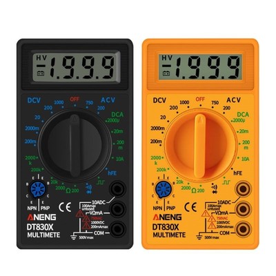 Digital Multimeter Voltmeter Ammeter Ohmmeter DC10V~1000V 10