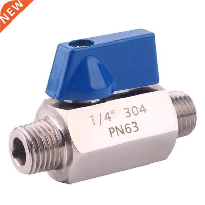 Stainless Steel Ball Valve - 1/4 Inch NPT Thread Male Small