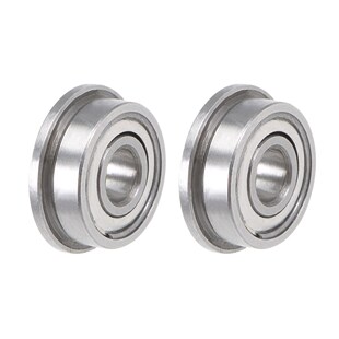 MF83ZZ Flange Ball Bearing 3x8x3mm Shielded Chrome Bearings