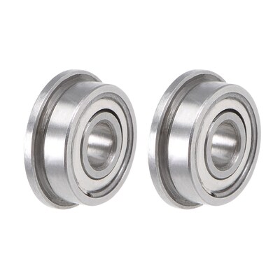 MF83ZZ Flange Ball Bearing 3x8x3mm Shielded Chrome Bearings