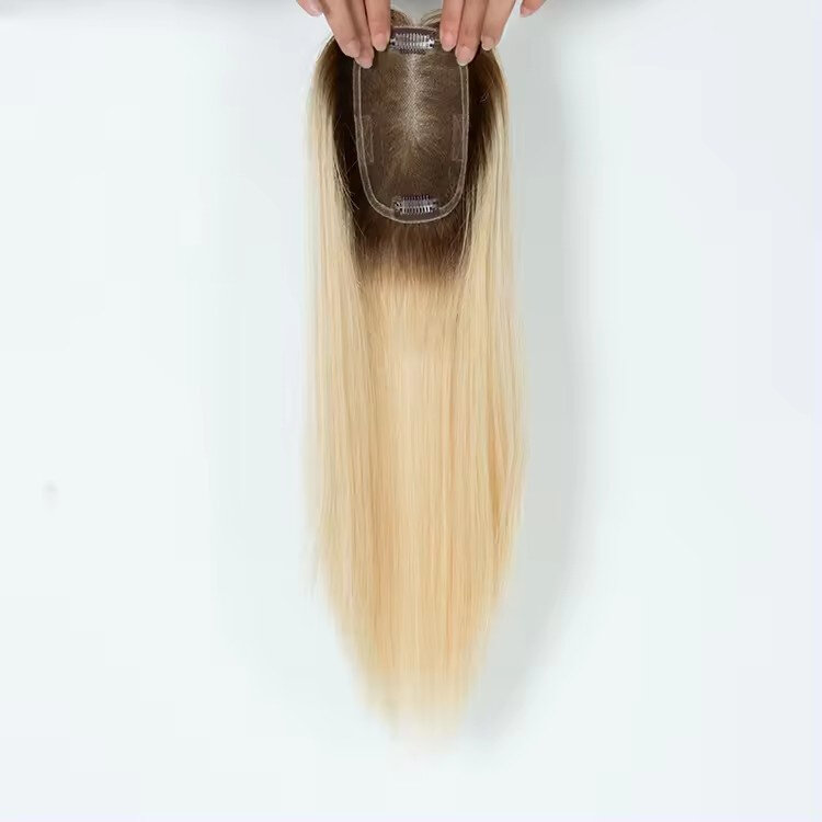 14'' Women Hair Toupee , 3.5x5.5'' Swiss Lace Lady Topper