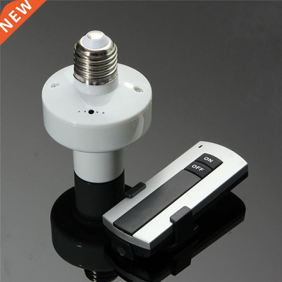 10M E27 Screw Remote Control Bulb Holder Cap Socket SwitchOn