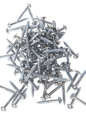100Pcs M4-25 High Strength Oblique Hole Self-tapping Screws