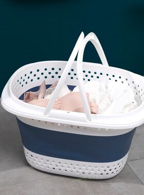 Collapsible Laundry Hamper Basket Clothes Storage Bag Washi