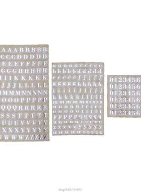 5Pcs 3mm Alphabet Letters Chunky Glitter Epoxy Resin Decorat