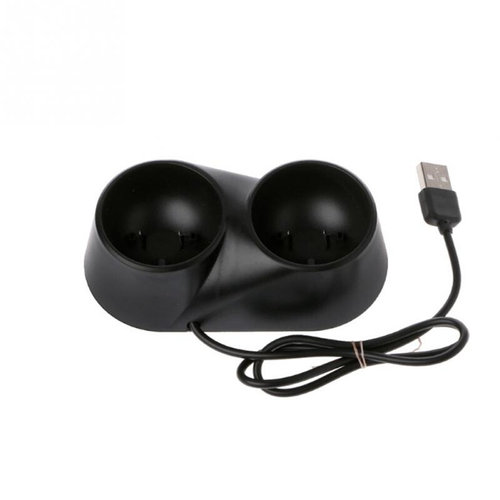 DC 5V Black Game Controller Handle Dock Charger Wireless 2 G