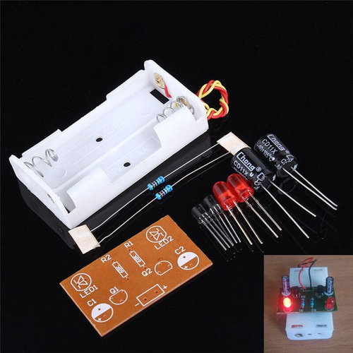 Electronic Kit Flash Elektronik Devreler Multivibrator L