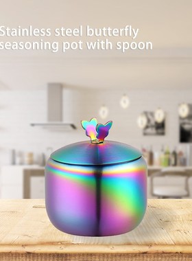 350ml Glass Spice Jars Seasonning Box Jar Condiment Jar, Com