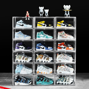 high quality Sneakers Box plastic shoe box Stackable跨境专