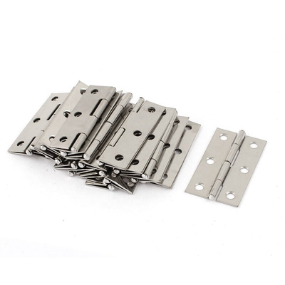 2.5 inches Long 6 Mounting Holes Stainless Steel Butt Hinges