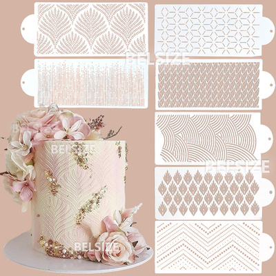 Cake Decorating Stencils Templates Floral Stencil Wedding