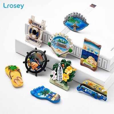 Maldives Fridge Magnet Souvenir Greek Seascape Ocean Travel