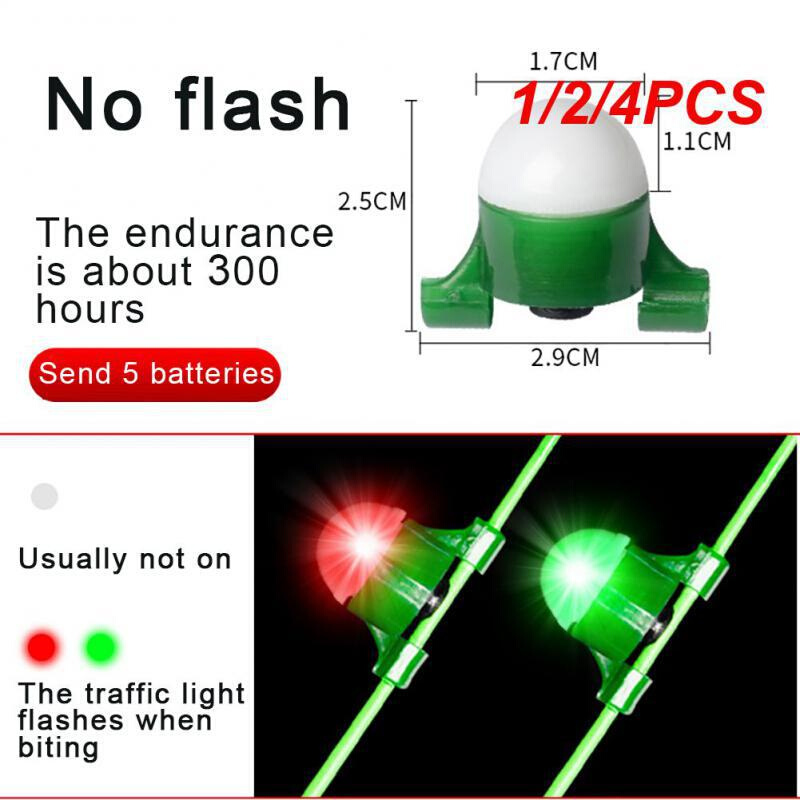 1/2/4PCS Fishing Bite Alarm Night Fishing Accessories Smart