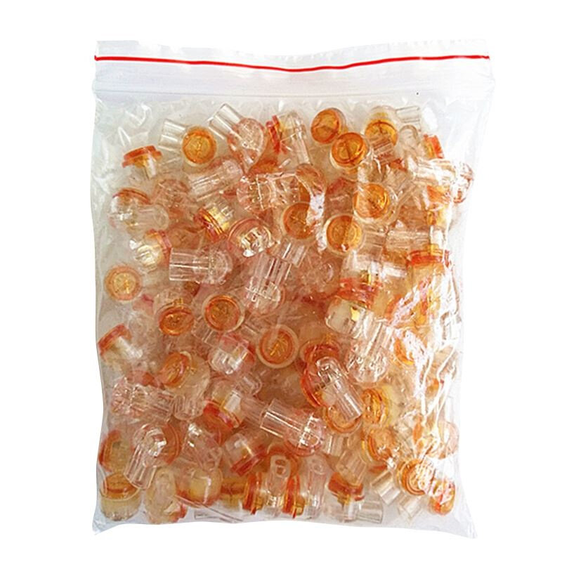 Gel Splice K1 Connector 1 Port Wire Connectors Orange Clear
