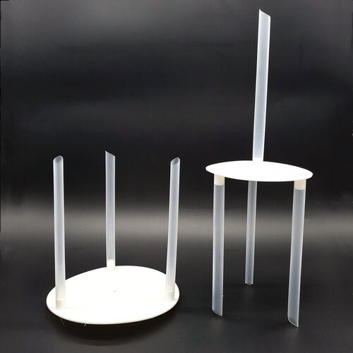 Double birthday cake pile plate gasket multilayer dessert ta