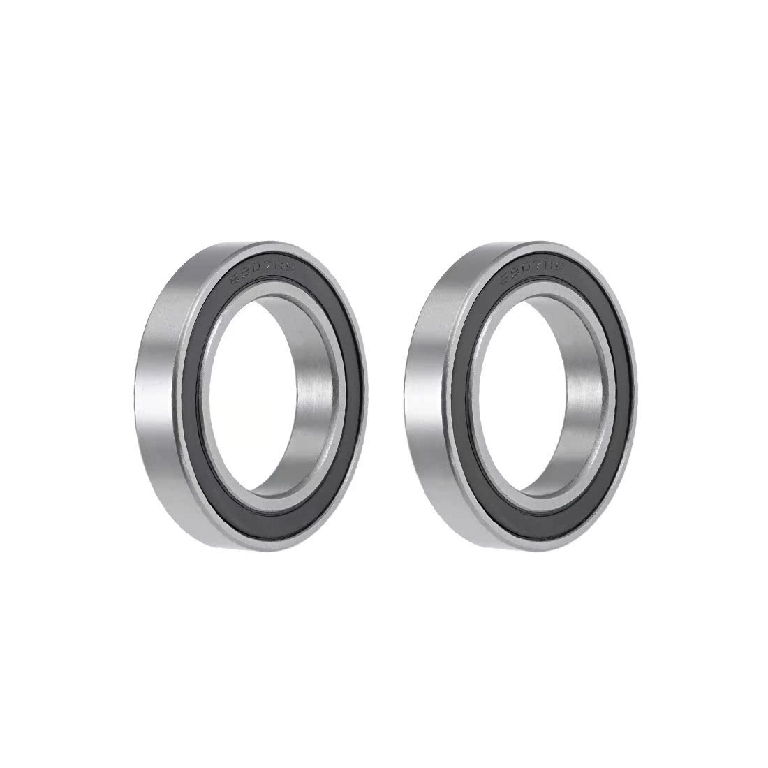 2pcs 6907-2RS Deep Groove Ball Bearings 35mm x 55mm x 10mm D
