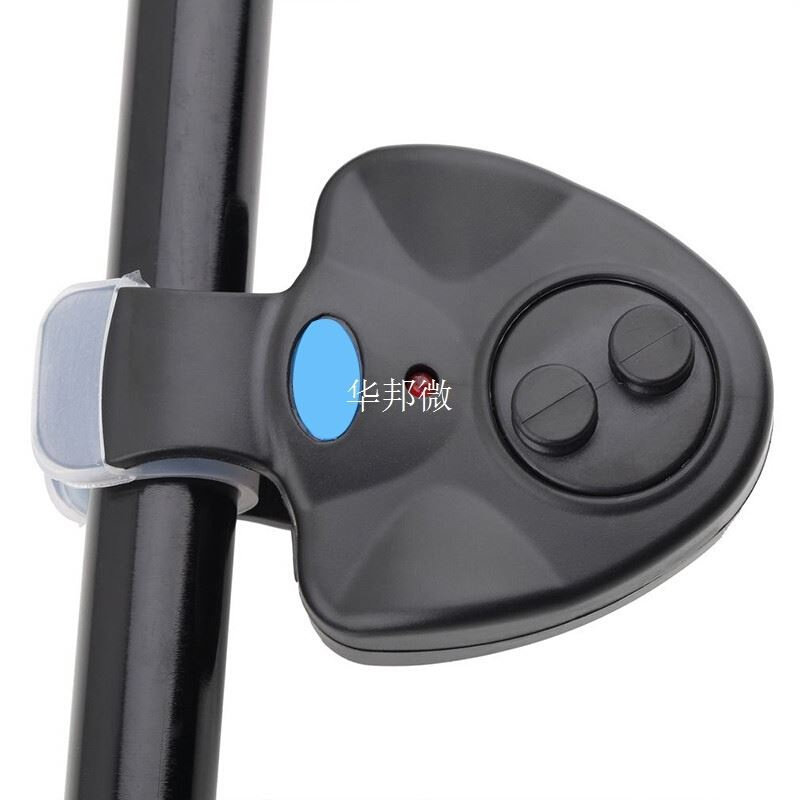 Black Small MINI Electronic Wireless ABS Fish Bite Alm Sou
