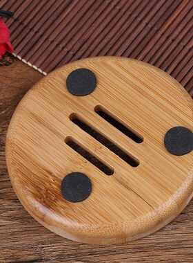 1PC Hot New Natural Bamboo Soap Dish Bathroom Shower Soap Tr