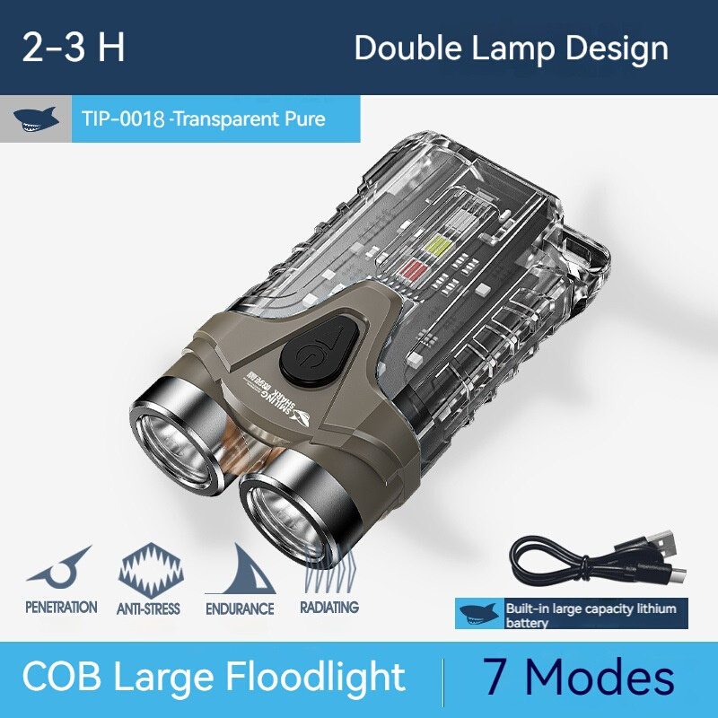 Super bright lighting mini keychain flashlight magnetic