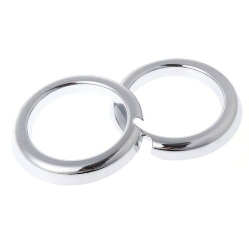 2 Pcs Chrome Car Front Fog Light Lamp Cover applies to Mits