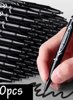 10 Pcs/set Twin Tip Colored Permanent Art Markers Pens