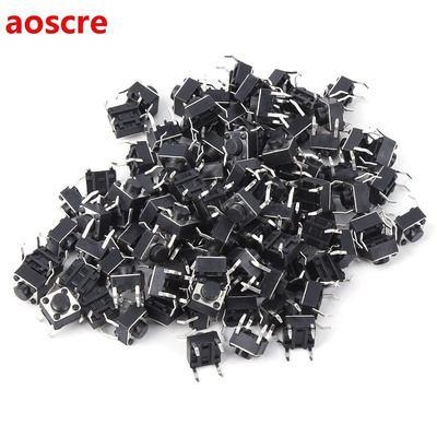 100pcs Wireless Switch Momentary Tactile Push Button Switch