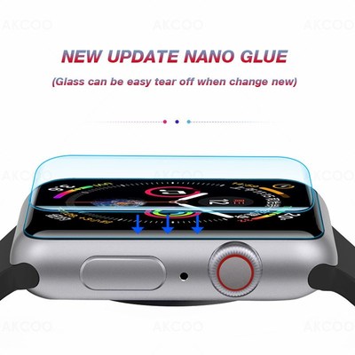 Screen-Protector Liquid Apple Watch Nano Uv-Glass Full-Glue