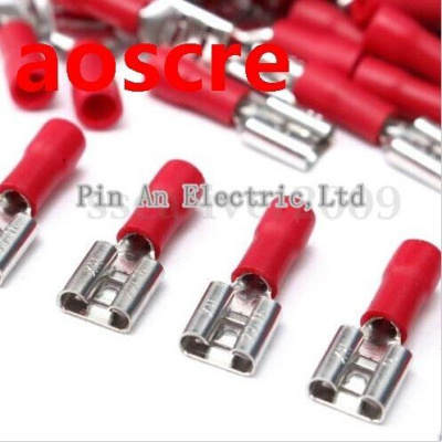 FDD1.25-250 insulating Female Insulated Electrical Crimp Ter