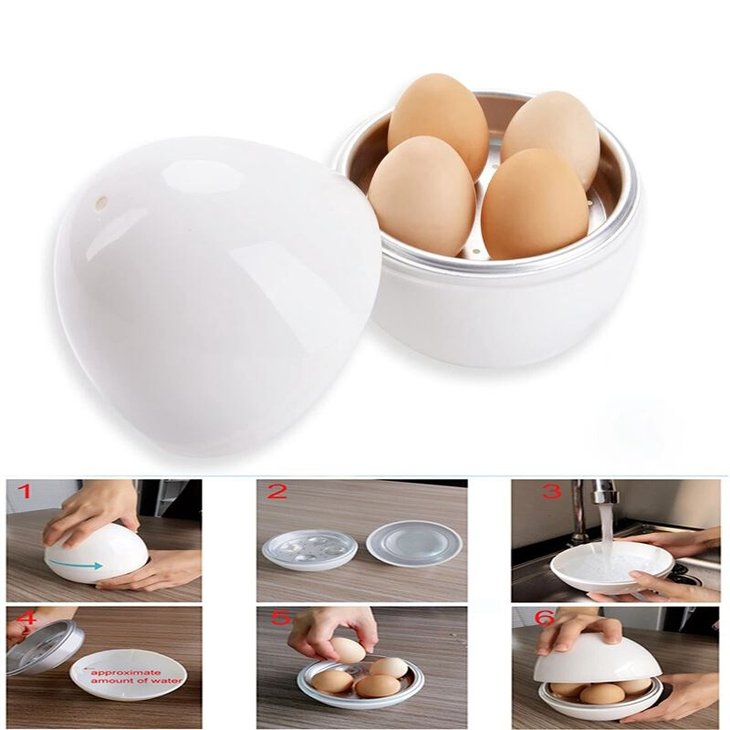 Egg Pod - Microwave Egg Boiler Cooker Egg Steamer Perfectly