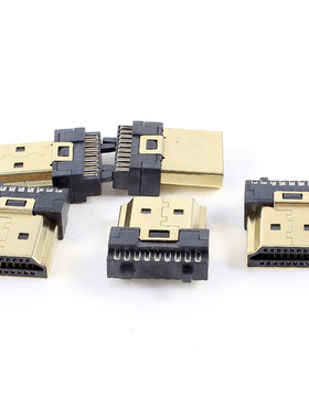 5 Pcs HDMI Male 19 Pins A Type Solder Plug Termination Repai