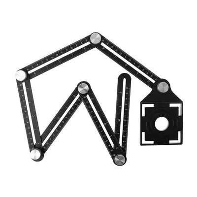 6 Folding Ruler Tile Hole Positioning Multi Template Angle R