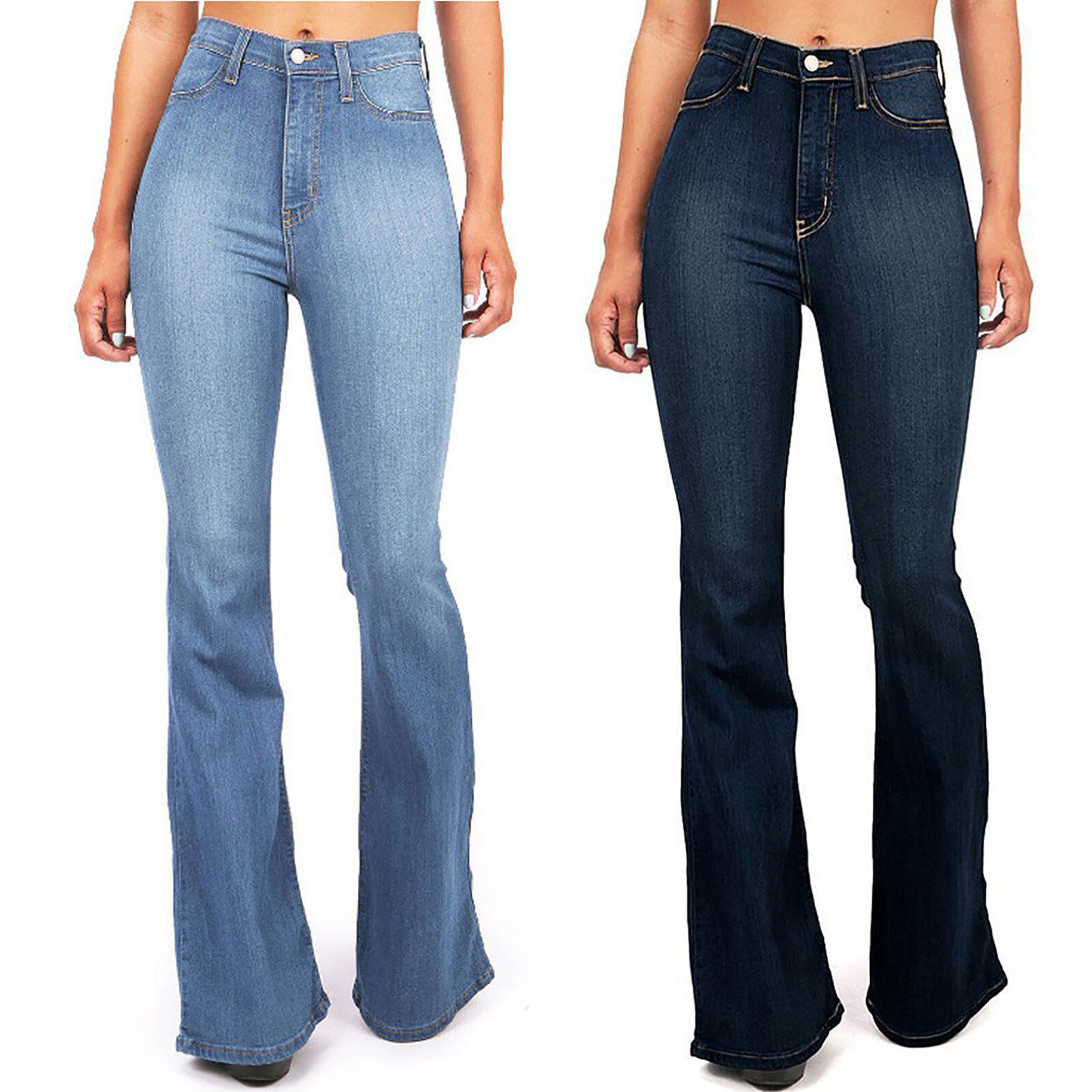 2024 Spring/Summer New Trousers High Waist Boot Cut Jeans