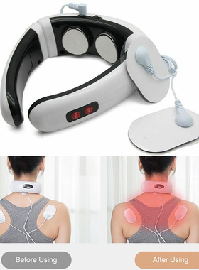 Electric Pulse Back and Neck Massager Far Infrared with Heat