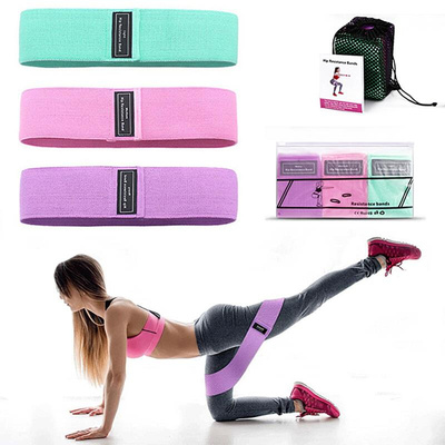 3PCS/Lot Yoga Resistance Bands Set Booty Band Workout Exerci