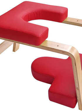 Solid wood yoga stool fitness inverted stool yoga auxiliary