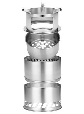 Outdoor Camping Furnace End Deconstructable Wood Stoves